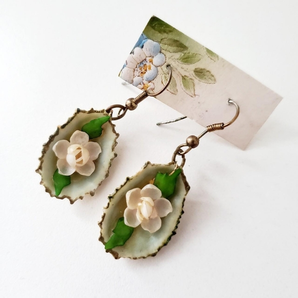 Vintage Pierced Earrings - Picture 1 of 3